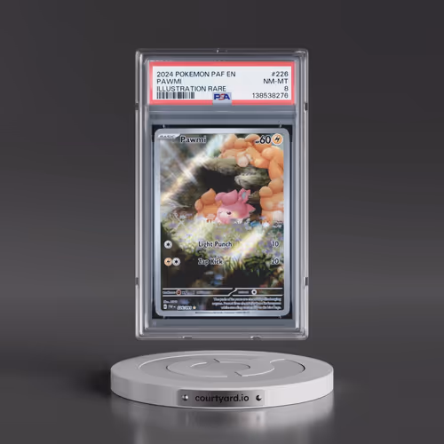 2024 Pokémon Paf EN-Paldean Fates #226 Pawmi - Illustration Rare (PSA 8 NM-MT)