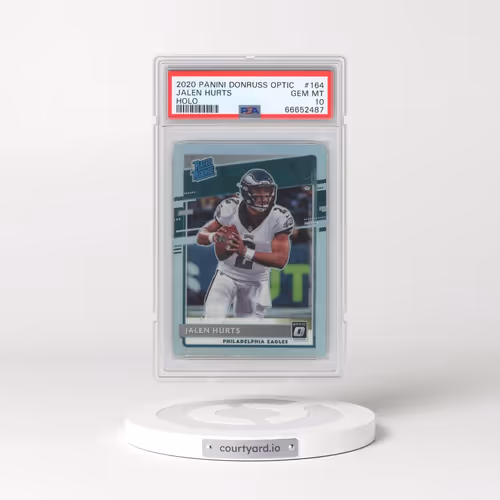 2020 Panini Donruss Optic #164 Jalen Hurts - Holo (PSA 10 GEM MINT)