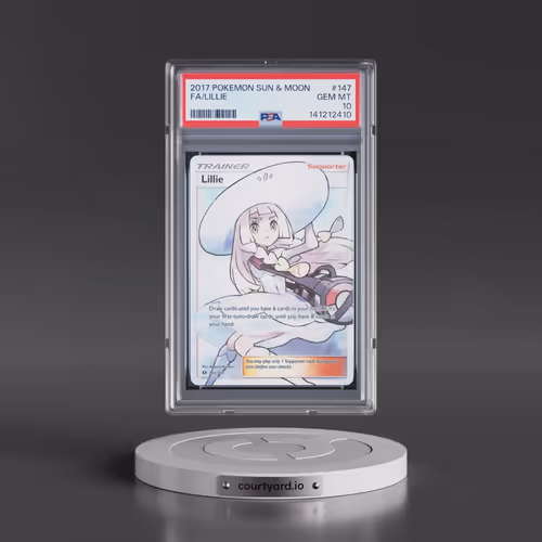 2017 Pokémon Sun & Moon #147 Lillie - Full Art (PSA 10 GEM MINT)