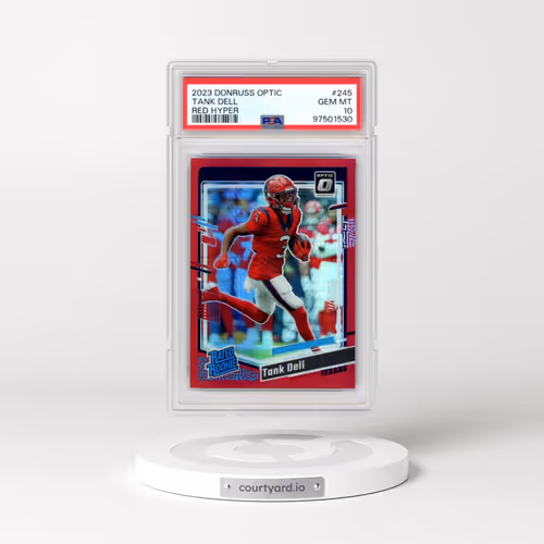 2023 Panini Donruss Optic #245 Tank Dell - Red Hyper (PSA 10 GEM MINT)