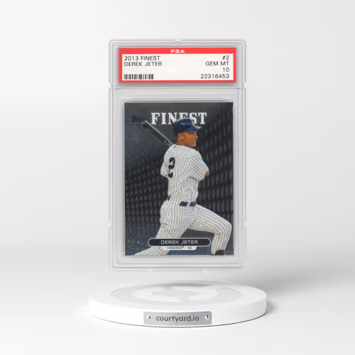 2013 Finest #2 Derek Jeter (PSA 10 GEM MINT)