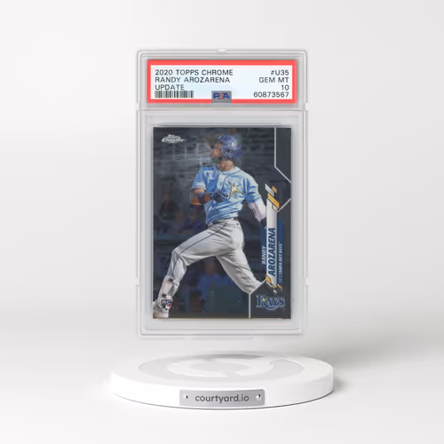 2020 Topps Chrome Update #U35 Randy Arozarena (PSA 10 GEM MINT)