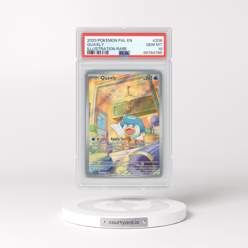 2023 Pokémon Pal EN-Paldea Evolved #206 Quaxly - Illustration Rare (PSA 10 GEM MINT)