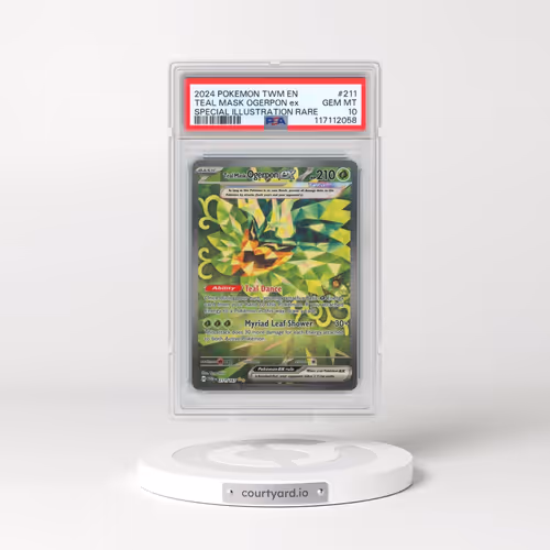 2024 Pokémon Twm EN-Twilight Masquerade #211 Teal Mask Ogerpon EX - Holo Special Illustration Rare (