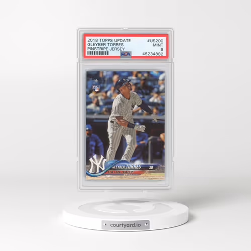 2018 Topps Update #US200 Gleyber Torres - Pinstripe Jersey (PSA 9 MINT)