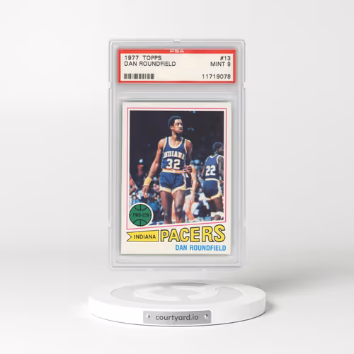 1977 Topps #13 Dan Roundfield (PSA 9 MINT)