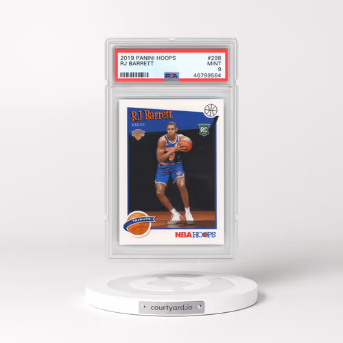 2019 Panini Hoops #298 RJ Barrett (PSA 9 MINT)