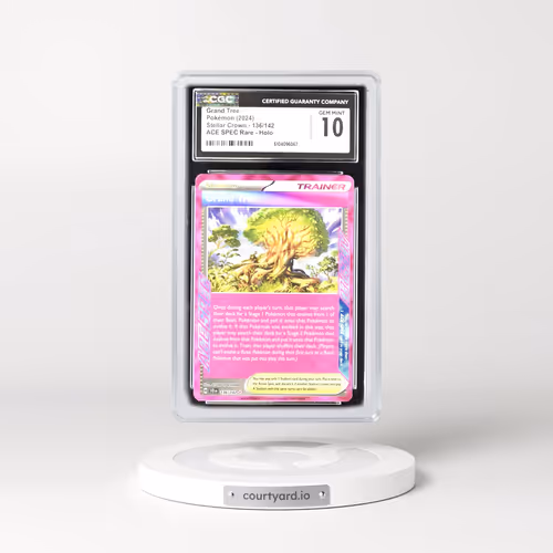 2024 Pokémon Scr EN-Stellar Crown #136 Grand Tree (CGC 10 GEM MINT)