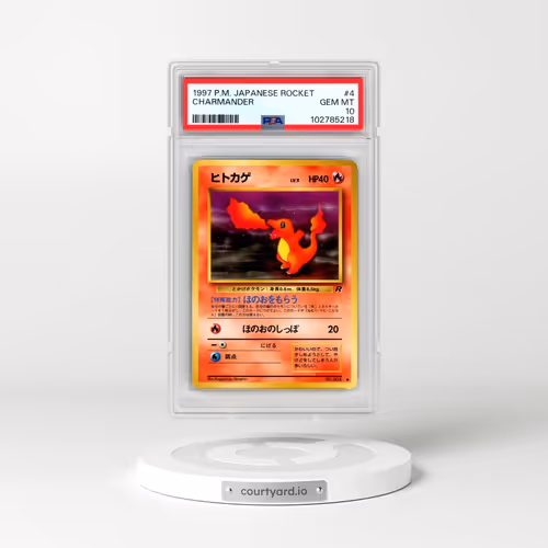 1997 Pokémon Rocket #4 Charmander (PSA 10 GEM MINT)