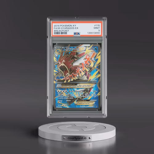 2016 Pokémon XY Breakpoint #115 M Gyarados EX - Holo Full Art (PSA 9 MINT)