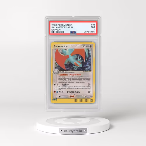 2003 Pokémon EX Dragon #10 Salamence - Holo (PSA 7 NM)