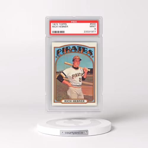1972 Topps #630 Rich Hebner (PSA 9 MINT)