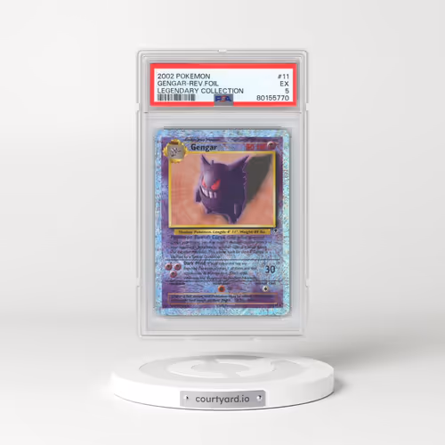 2002 Pokémon Legendary Collection #11 Gengar - Reverse Foil (PSA 5 EX)