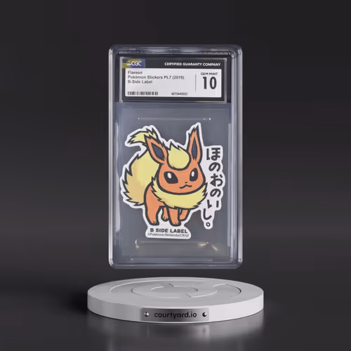 2019 Pokémon Stickers Pt.7 (2019 B-Side Label) - Japanese Flareon (CGC 10 GEM MINT)
