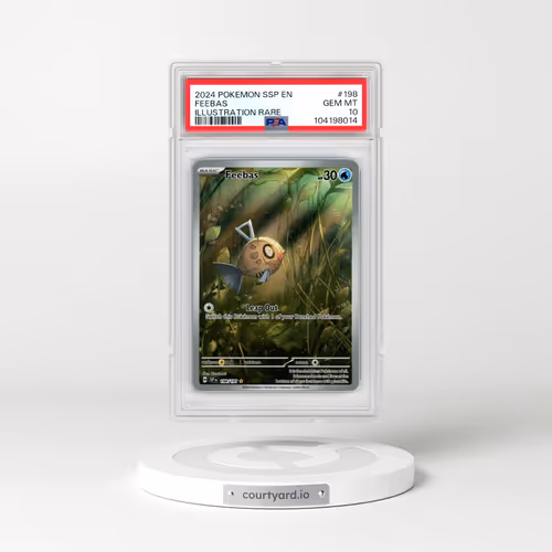2024 Pokémon Ssp EN-Surging Sparks #198 Feebas - Illustration Rare (PSA 10 GEM MINT)