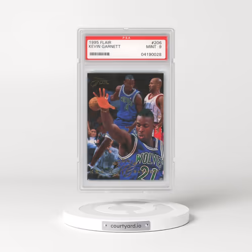 1995 Flair #206 Kevin Garnett (PSA 9 MINT)