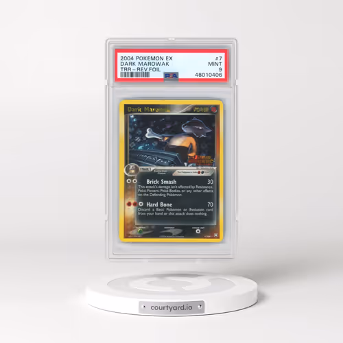 2004 Pokémon EX Team Rocket Returns #7 Dark Marowak - Reverse Foil (PSA 9 MINT)