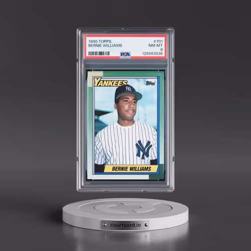 1990 Topps #701 Bernie Williams (PSA 8 NM-MT)