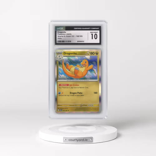 2023 Scarlet & Violet 151 - MEW EN #149/165 Dragonite - Holo (CGC 10 GEM MINT)