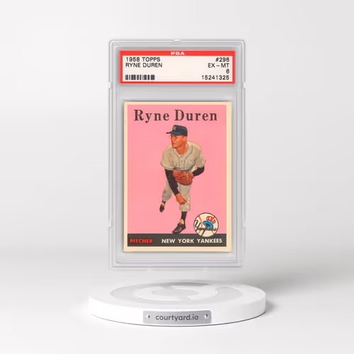 1958 Topps #296 Ryne Duren (PSA 6 EX-MT)