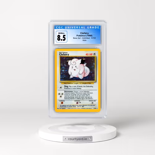 1999 Base Set #5/102 Clefairy - Holo (CGC 8.5 NM-MT+)