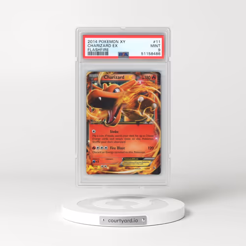 2014 Pokémon XY Flashfire #11 Charizard EX - Holo (PSA 9 MINT)