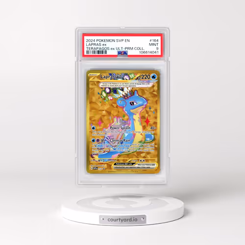 2024 Pokémon Svp EN-SV Black Star Promo #164 Lapras EX - Holo Terapagos EX Ultra-Premium Collection
