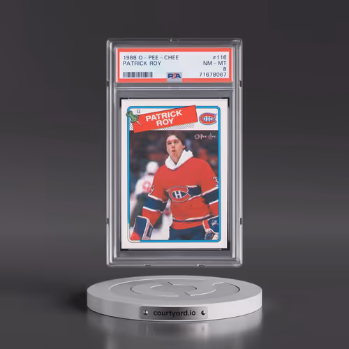 1988 O-Pee-Chee #116 Patrick Roy (PSA 8 NM-MT)