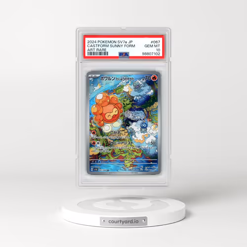 2024 Pokémon Sv7a-Paradise Dragona #067 Castform Sunny Form - Art Rare (PSA 10 GEM MINT)