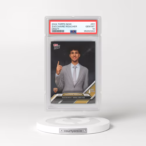 2024 Topps Now Draft #D1 Zaccharie Risacher (PSA 10 GEM MINT)