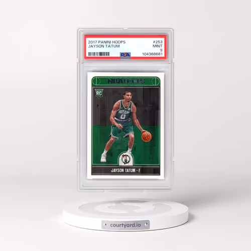2017 Panini Hoops #253 Jayson Tatum (PSA 9 MINT)