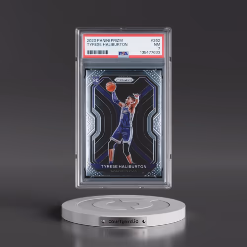 2020 Panini Prizm #262 Tyrese Haliburton (PSA 7 NM)