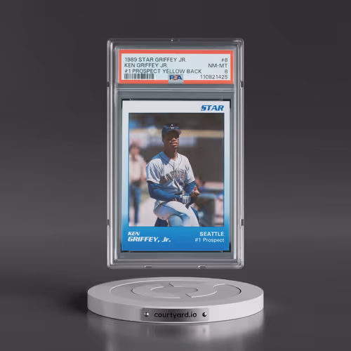 1989 Star Griffey Jr. #6 Ken Griffey Jr - #1 Prospect Yellow Back (PSA 8 NM-MT)