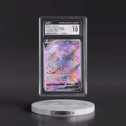 2022 Paradigm Trigger #104/098 Hisuian Arcanine V - Super Rare Holo (CGC 10 GEM MINT)