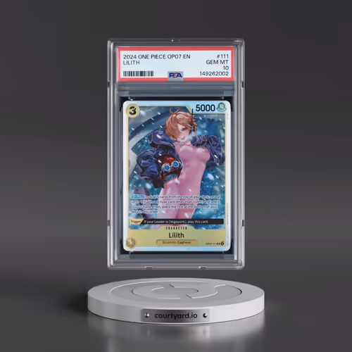 2024 One Piece OP07-500 Years in the Future #111 Lilith (PSA 10 GEM MINT)