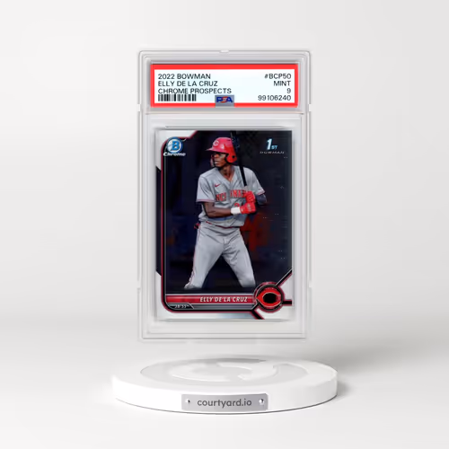 2022 Bowman Chrome Prospects #BCP50 Elly de La Cruz (PSA 9 MINT)