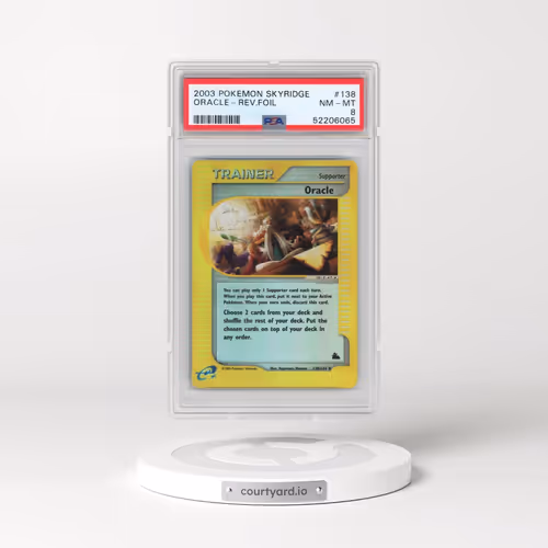 2003 Pokémon Skyridge #138 Oracle - Reverse Foil (PSA 8 NM-MT)