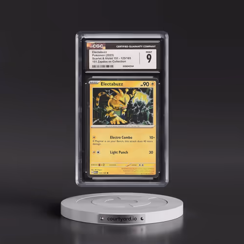 2023 Scarlet & Violet 151 - MEW EN #125/165 Electabuzz - Cosmos Holo 151 ex Box-Zapdos ex (CGC 9 MIN