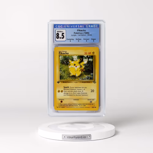 1999 Jungle #60/64 Pikachu - 1st Edition 1st Edition (CGC 8.5 NM-MT+)