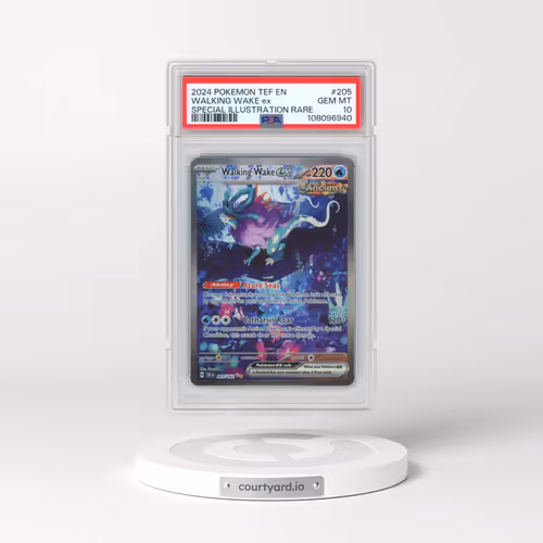 2024 Pokémon Tef EN-Temporal Forces #205 Walking Wake EX - Holo Special Illustration Rare (PSA 10 GE