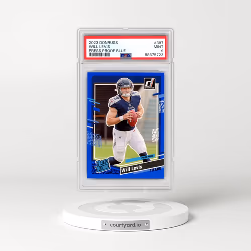 2023 Panini Donruss #397 Will Levis - Press Proof Blue (PSA 9 MINT)