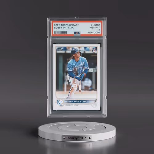 2022 Topps Update #US100 Bobby Witt Jr. (PSA 10 GEM MINT)