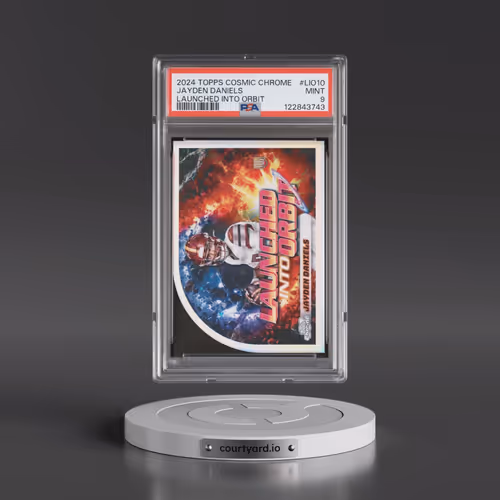 2024 Topps Cosmic Chrome Launched Into Orbit #LIO10 Jayden Daniels (PSA 9 MINT)