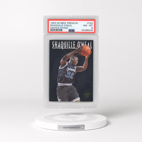 1993 Skybox Premium Center Stage #CS2 Shaquille O'Neal (PSA 8 NM-MT)