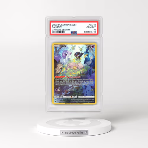2023 Pokémon Sword and Shield Crown Zenith #GG10 Mew - Full Art (PSA 10 GEM MINT)