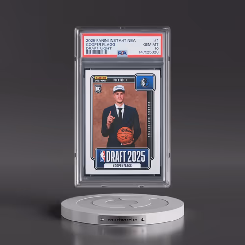 2025 Panini Instant NBA Draft Night #1 Cooper Flagg (PSA 10 GEM MINT)