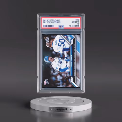 2024 Topps Now #868 Freddie Freeman (PSA 10 GEM MINT)