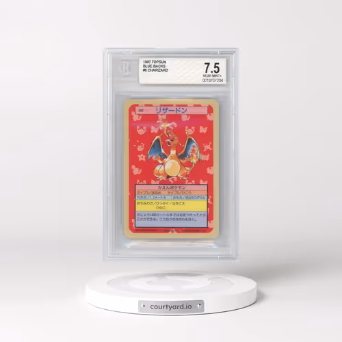1997 (Only One Pokémon) Original Series #6 Charizard - (Blue Back) 1st Print (BGS 7.5 NM+)