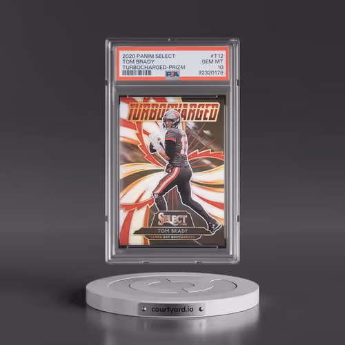 2020 Panini Select Turbocharged #T12 Tom Brady - Prizm (PSA 10 GEM MINT)