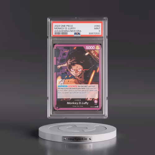 2023 One Piece OP05-Awakening of the New Era #060 Monkey D. Luffy (PSA 9 MINT)